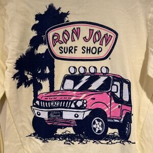 Ron Jon Surf Shop unisex Size Sm Yellow Graphic Jeep T-Shirt Disney Springs
